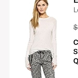 Enza Costa Ash Crew Neck Sweater